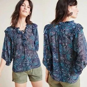 Anthropologie Haida Peasant‎ Blouse